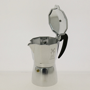 Кофеварка гейзерная на 6 чашек MOULIN VILLA Robustas алюминий 000000000001183207