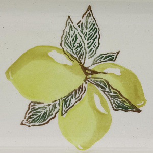 Блюдо сервировочное 23см CERA TALE Лимоны глазурованная керамика 000000000001206493