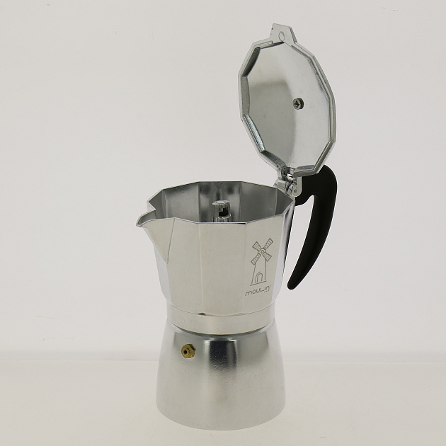 Кофеварка гейзерная на 6 чашек MOULIN VILLA Robustas алюминий 000000000001183207