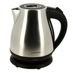 Чайник электрический 1,7л NATIONAL NK-KE17534 мощность 2200ВТ. Отключение при закипании и при отсутствии воды. Фильтр. Тип стали №304. Стальной 000000000001201112