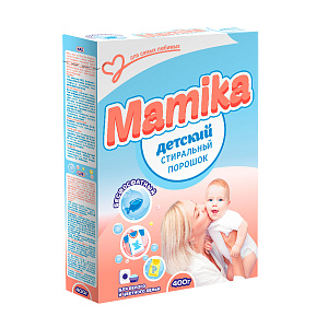 Стиральный порошок Mamika Детский 400г карт/п 594 000000000001192778