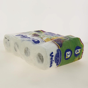 Полотенца бумажные Linia Veiro Classic, белые, 2 слоя, 4 рулона, арт 5П24 000000000001196173