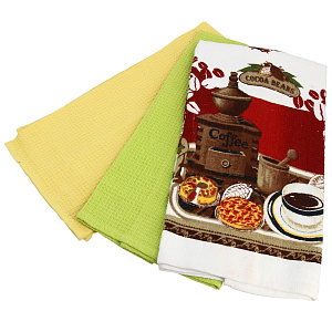 Набор полотенец Павлина, 38х64 см, хлопок, 3 шт. 000000000001105088