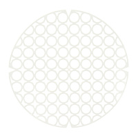 Эластичная круглая решётка для раковины York 000000000001141361