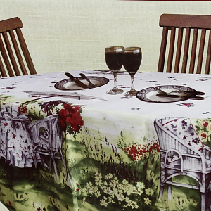 Скатерть  100% п/э Размер: 140*180 БИАНКА-ГТ салатовый 000000000001183590