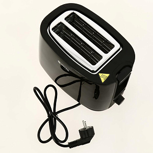 Тостер Vitek VT-7157 мощность700вт регулировка степени обжарки функция подогрева/размораживания механическое управление поддон для крошек пластик 000000000001204164