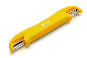 Овощечистка APOLLO Twin. Изделие имеет два лезвия( с прямой заточкой, с зазубринами),защитный чехол.Нержавеющая сталь 18/0, пищевой 000000000001197345