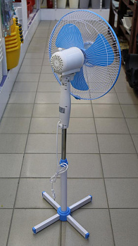 Вентилятор LUAZON HOME LOF-01 напольный 45Вт 3режима бело-синий 3015660 000000000001205702