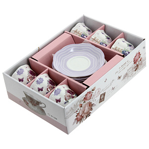 Кофейный набор Lefard, фарфор, 12 предметов 000000000001163159