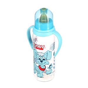 Бутылочка с соской от 0 месяцев Веселые животные Lubby, 250мл 000000000001135406