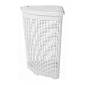 Корзина для белья 50л 39,5Х39,5Х59,5см ECONOVA угловая белый пластик