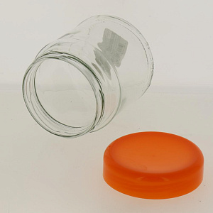 Банка для хранения 450 мл оранжевая крышка 122-13102 000000000001182807