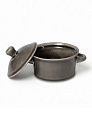 Бульонница с крышкой 290мл DE'NASTIA керамика серый керамика 000000000001231323