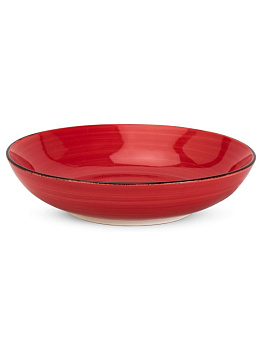 Тарелка суповая 20см Аэрограф в ассортименте керамика 000000000001227780