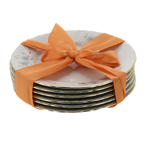 Набор тарелок десертных 6шт 17см CMIELOW 9706 blue фарфор 000000000001172715