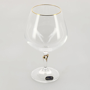 BOHEMIA Cristal   Бриджита Н-р 6 бокалы  д/бр 400мл03146 000000000001172557