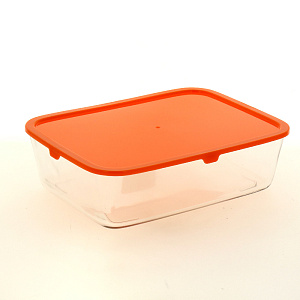 BASICS Контейнер прям.2л оранж крышк N3873 000000000001186972