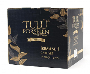 Набор столовой посуды 16 предметов TULU PORSELEN Deniz milky фарфор Набор столовой посуды 16 предметов TULU PORSELEN Deniz milky фарфор 000000000001216248