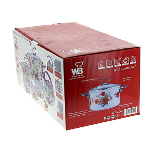 Набор посуды Wellberg, 12 предметов 000000000001100035