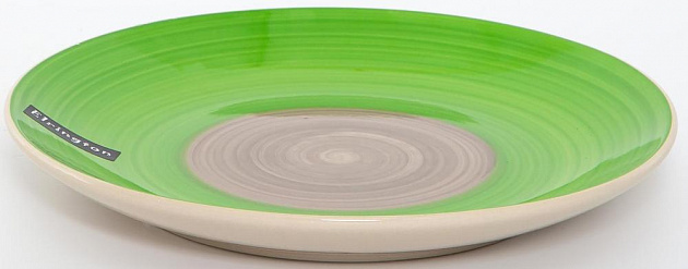 Тарелка десертная 19см ELRINGTON АЭРОГРАФ зеленый керамика 000000000001205661