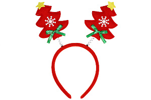 Ободок карнавальный Новый Год в ассортименте 3-0298 000000000001202679