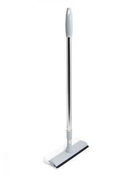 Окномойка 75-125см LUCKY с телескопической ручкой серый нержавеющая сталь/пенополиуретан/резина 000000000001217309