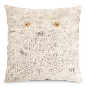 Наволочка декоративная 40х40см LUCKY RIVIERA SGE-105 молочный хлопок 000000000001218015