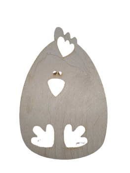 Подставка под горячее Цыпа, 12х18х3 см 000000000001185651