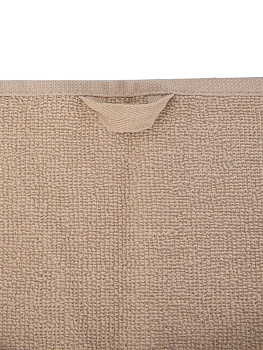 Полотенце махровое 30х60см LUCKY Атласный бордюр бежевый хлопок 100% 000000000001226777