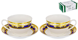 Набор чайный 4 шт фарфор2чашки240мл/2блюдца подарочная упаковка Эстелла Balsford 123-16010 000000000001197867