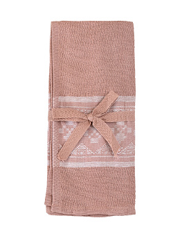 Полотенце кухонное DE'NASTIA 40x60см 100%Хлопок тёмно-розовый D100027 000000000001191108