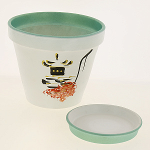 Горшок для цветов керамический Конус, 2.5л 000000000001160025