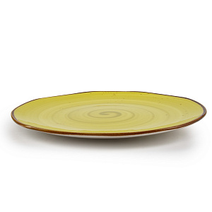 Тарелка десертная 21см TULU PORSELEN Reactive Lime green фарфор 000000000001216236