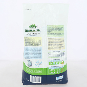 Порошок стиральный 3кг HOME WORK полиэстер 000000000001212791