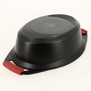 Утятница 3,8л 33,5х25см LADINA антипригарное покрытие литой алюминий 73333 000000000001200752