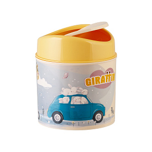 Контейнер для мусора 1л ПОЛИМЕРБЫТ Giraffix пластик 000000000001213074