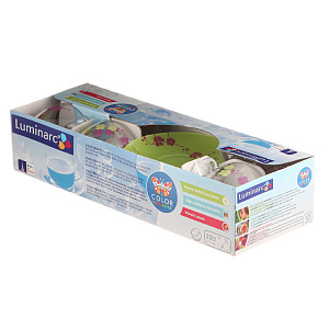 Чайный набор Kashima Green Luminarc, 220мл, 12 предметов 000000000001005488