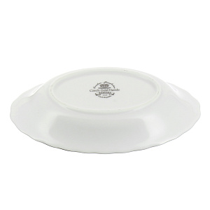 Овальное блюдо Платиновый вензель Porcelaine Czech Gold Hand s.r.o., 15 см 000000000001136177