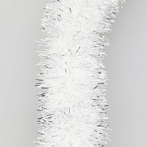 Мишура 2,7х0,07м БИФОРЕС бело-серебристая 000000000001209081