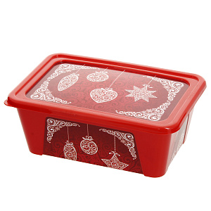 Контейнер Крисмас Полимербыт, 0.9л 000000000001166685