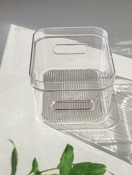 Ящик для хранения 29,5х19,5х12см универсальный с крышкой ПЭТ 000000000001210798