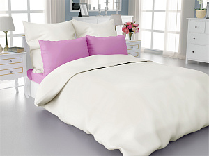 Комплект наволочек DE'NASTIA твилл 70х70см-2шт 100%Хлопок белый C010649 000000000001178288