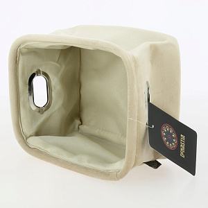 Органайзер для хранения 21x13x17см DE'NASTIA золотой велюр полиэстер 000000000001210422