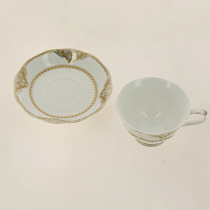 Чайная пара (чашка 220мл) BALSFORD Паллада Экспрессия подарочная упаковка фарфор 000000000001193929