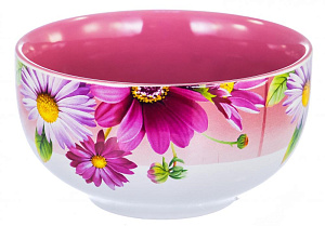 Салатник керамика 560мл Калейдоскоп Герберы Elrington 111-09008 000000000001200571