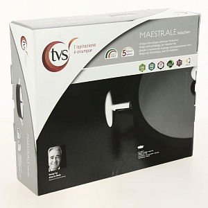 Сотейник 28см TVS MAESTRALE две ручки с крышкой индукция алюминий 000000000001201090