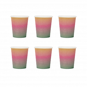 Набор стаканов одноразовых 6шт Rainbow 000000000001222136