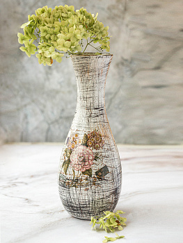 ВазаКерамика "ВинтажныеЦветы" 29см R010680 000000000001196735