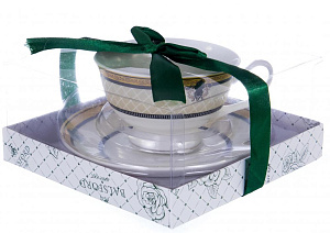 Пара чайная 250мл/блюдце BALSFORD Маркиза Аглая подарочная упаковка фарфор 000000000001193935