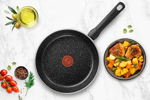 Сковорода 26см TEFAL BRUT антипригарное покрытие индукция алюминий 042 20 126/042 34 126 000000000001217707